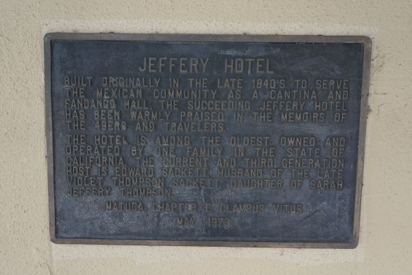 [Picture of V plaque]